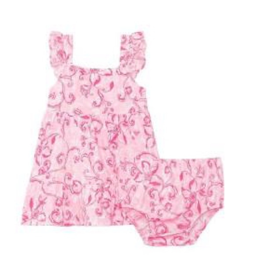 Baby Lilly Pulitzer  Dress with bloomers 6-12 months